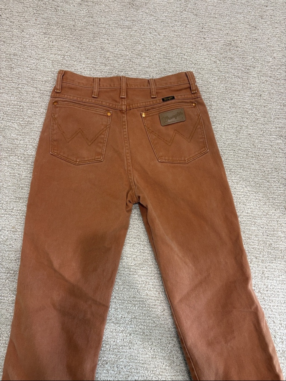Wrangler Brown Straight-Leg Pants